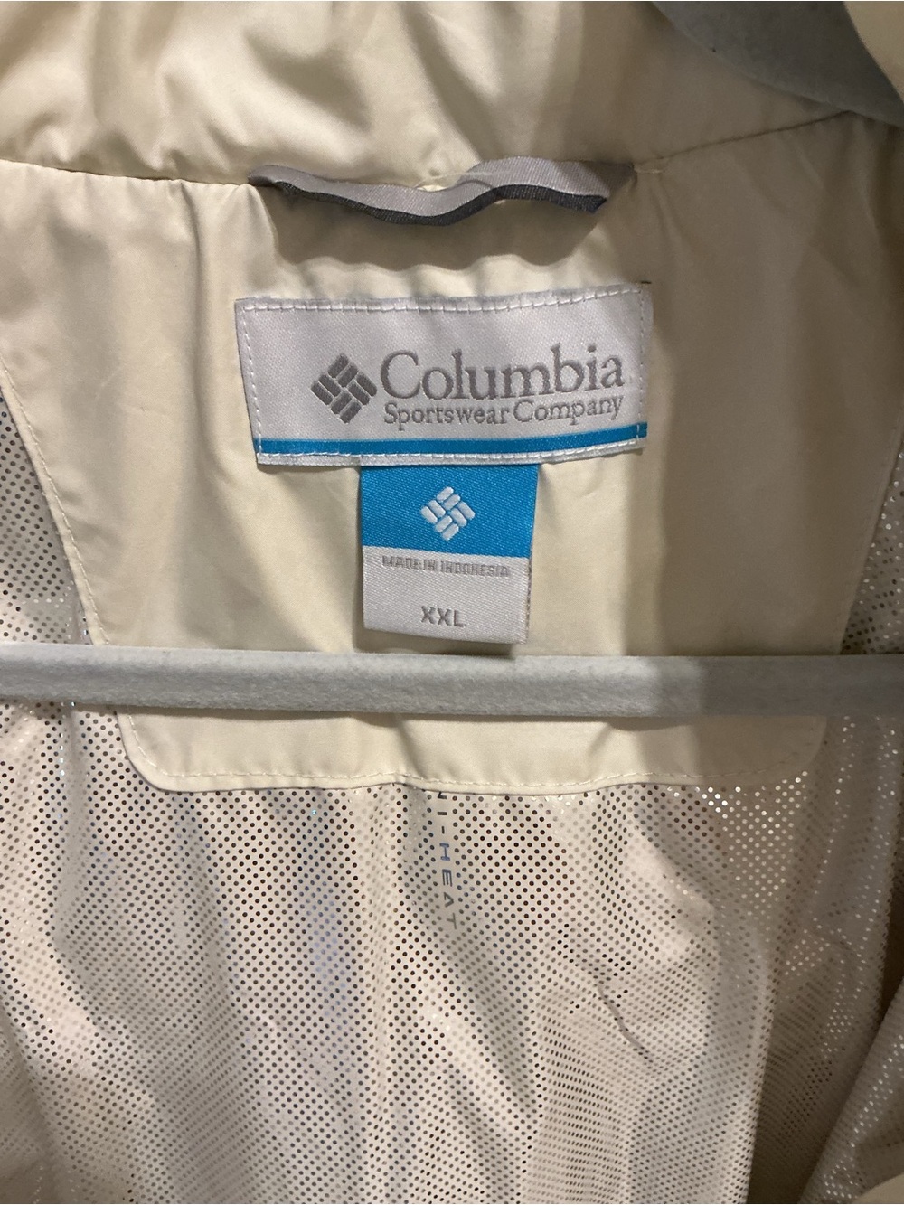 Columbia Kids Cream Lightweight Raincoat